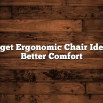 7 Budget Ergonomic Chair Ideas for Better Comfort