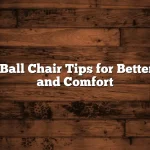 Balance Ball Chair Tips for Better Posture and Comfort