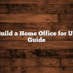 How to Build a Home Office for Under 500 Guide