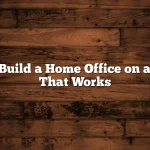 How to Build a Home Office on a Budget That Works